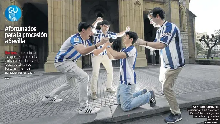 AFORTUNADOS PARA LA PROCESIÓN A SEVILLA