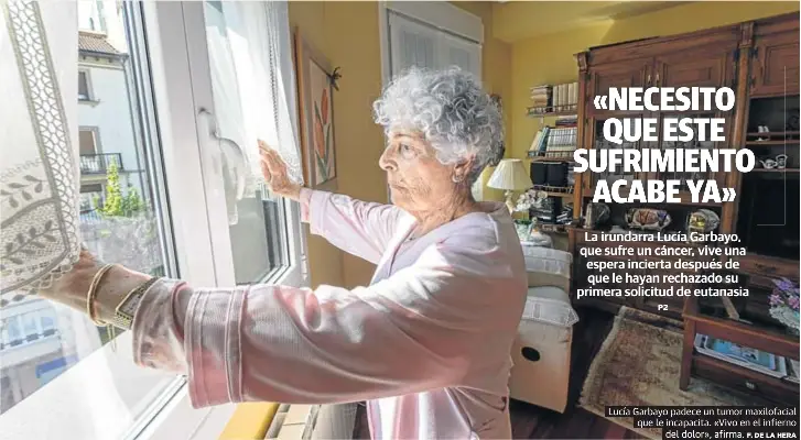 «NECESITO QUE ESTE SUFRIMIENTO ACABE YA»