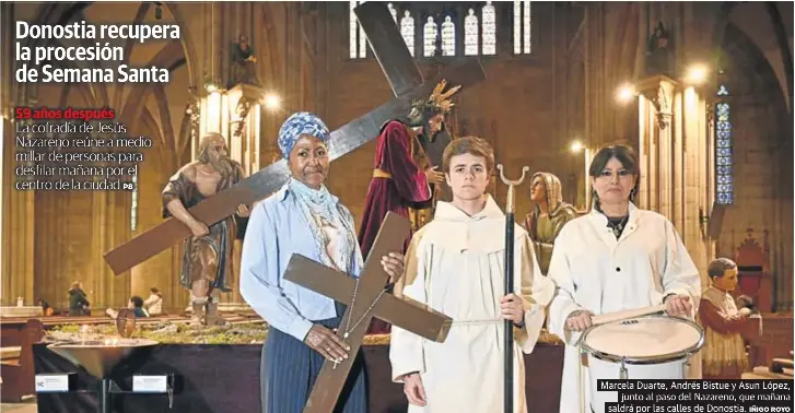 DONOSTIA RECUPERA LA PROCESIÓN DE SEMANA SANTA