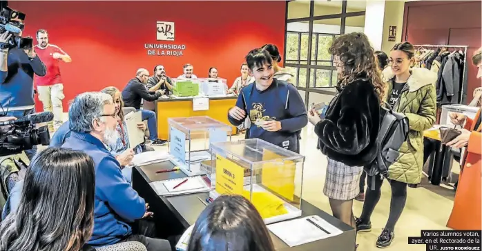 SEGUNDA VUELTA EN LA UNIVERSIDAD DE LA RIOJA