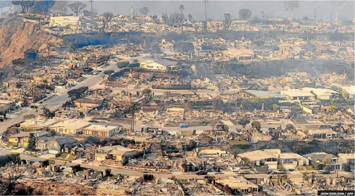 DEVASTACIÓN SIN PRECEDENTES EN LOS ÁNGELES