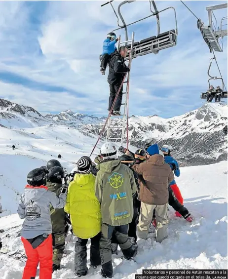 SUSTO CASI MORTAL EN LA NIEVE DE ASTÚN