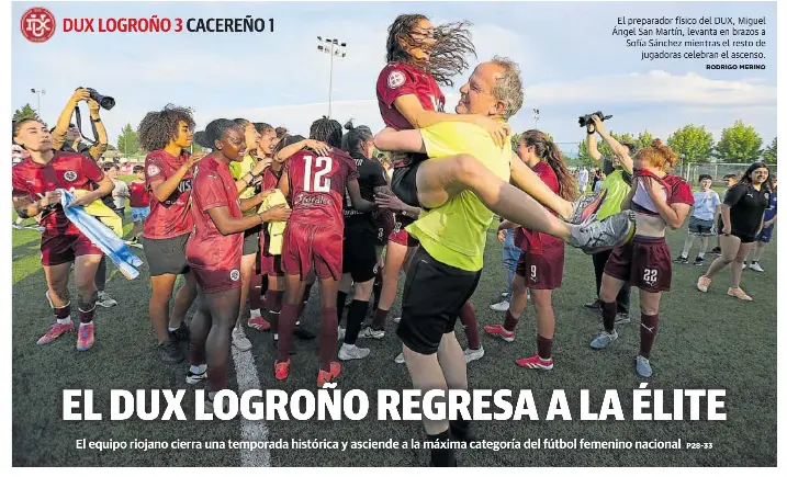 EL DUX LOGROÑO REGRESA A LA ÉLITE