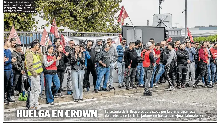HUELGA EN CROWN