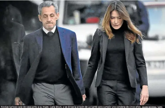 SARKOZY INGRESA EN LA CÁRCEL DE LA SANTÉ