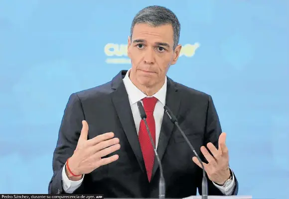 SÁNCHEZ SE ENROCA Y DESCARTA ELECCIONES