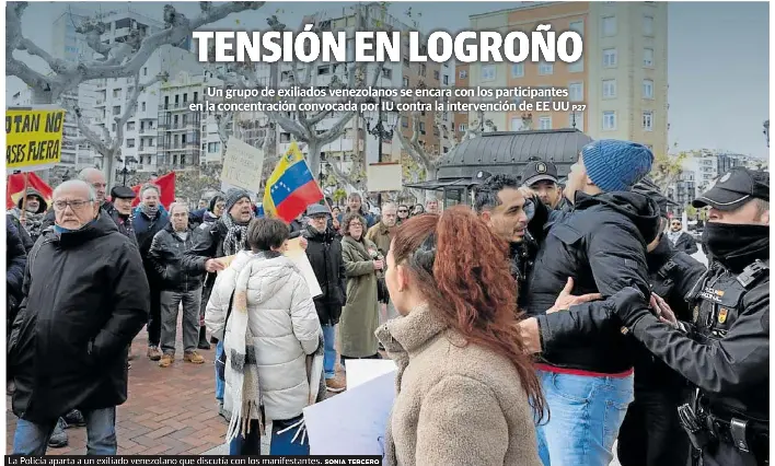 TENSIÓN EN LOGROÑO