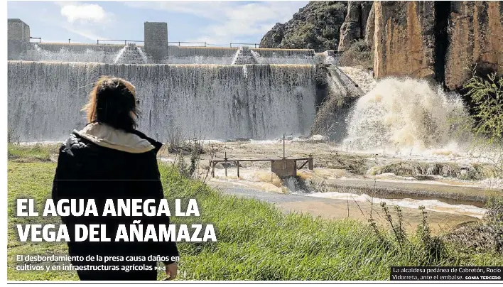 EL AGUA ANEGA LA VEGA DEL AÑAMAZA