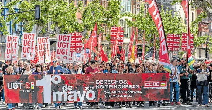UN PRIMERO DE MAYO PARA «GANAR MÁS DERECHOS SOCIALES».