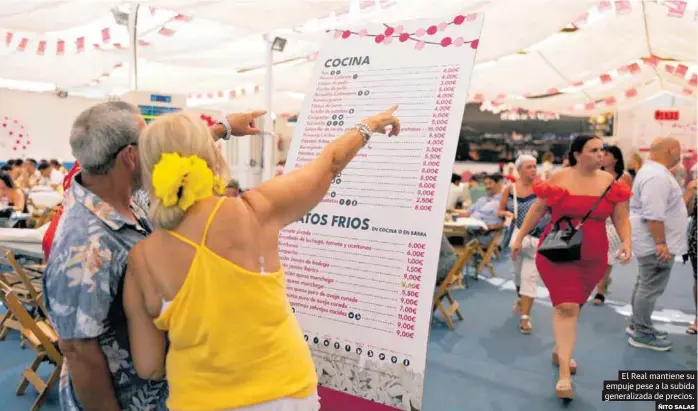 QUEJAS POR LA SUBIDA DE PRECIOS EN LA FERIA, QUE NO ENFRÍA LAS GANAS DE FIESTA