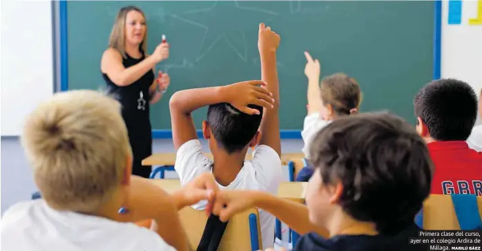 MÁS MATEMÁTICAS Y LENGUA EN LA VUELTA AL COLE