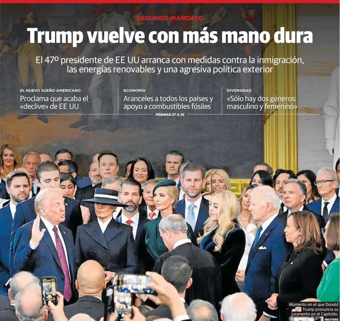 TRUMP VUELVE CON MÁS MANO DURA