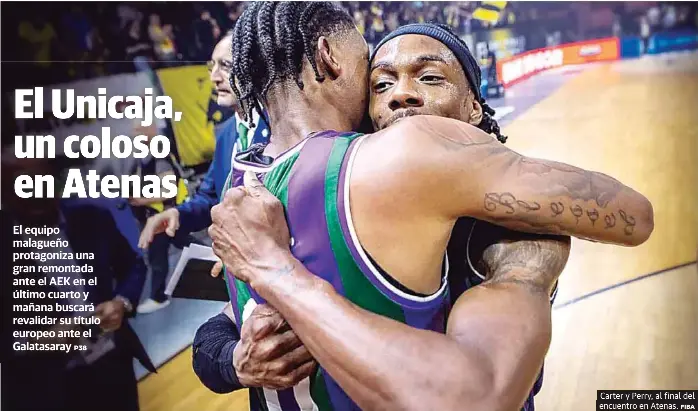 EL UNICAJA, UN COLOSO EN ATENAS
