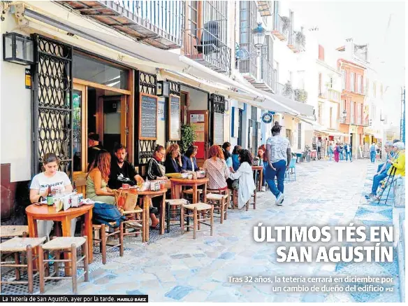 ÚLTIMOS TÉS EN SAN AGUSTÍN