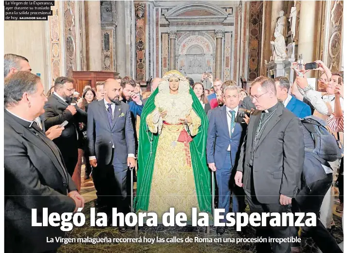 LLEGÓ LA HORA DE LA ESPERANZA
