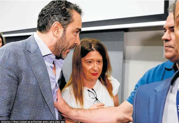 BOCHORNO ENTRE LEIRE DÍEZ, ALDAMA Y EL PSOE