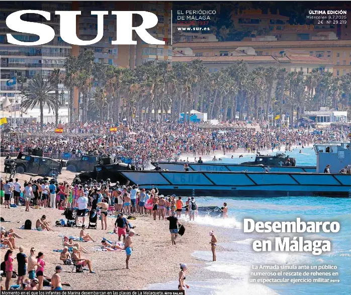 DESEMBARCO EN MÁLAGA