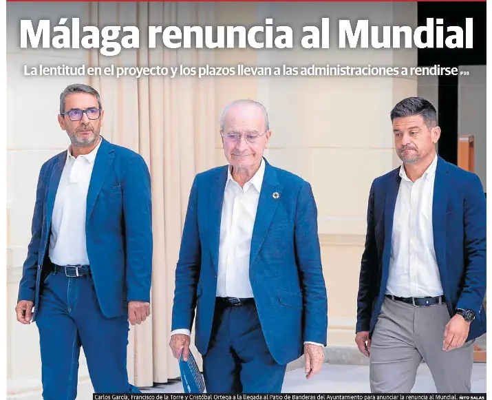 MÁLAGA RENUNCIA AL MUNDIAL