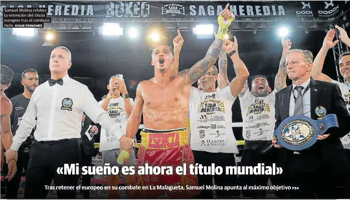 «MI SUEÑO ES AHORA EL TÍTULO MUNDIAL»