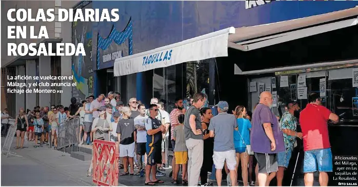 COLAS DIARIAS EN LA ROSALEDA