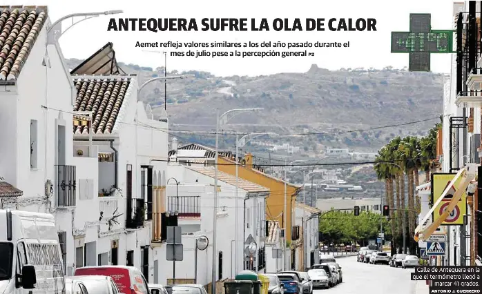 ANTEQUERA SUFRE LA OLA DE CALOR