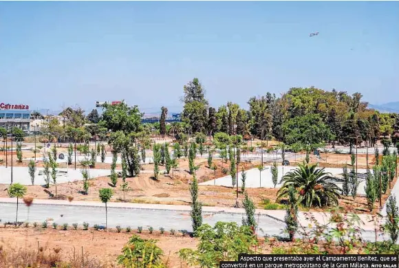 EL BENÍTEZ TOMA FORMA COMO PARQUE