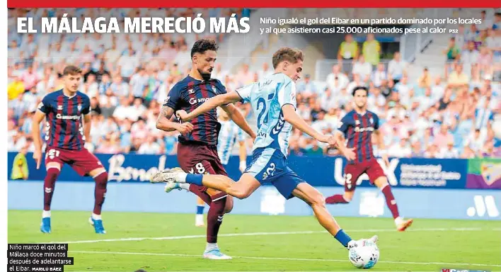 EL MÁLAGA MERECIÓ MÁS