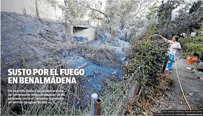 SUSTO POR EL FUEGO EN BENALMÁDENA