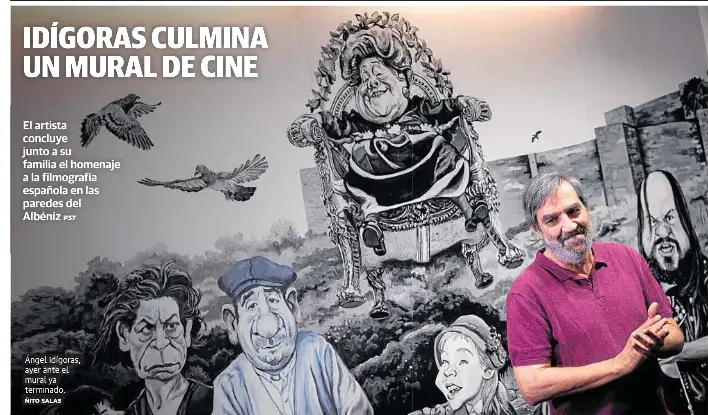 IDÍGORAS CULMINA UN MURAL DE CINE