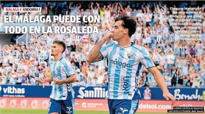 EL MÁLAGA PUEDE CON TODO EN LA ROSALEDA
