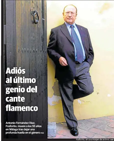ADIÓS AL ÚLTIMO GENIO DEL CANTE FLAMENCO