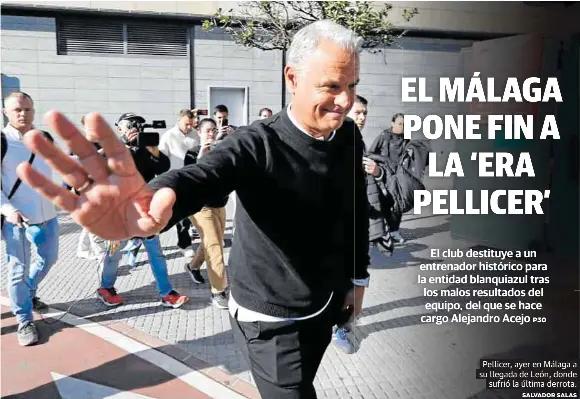 EL MÁLAGA PONE FIN A LA ‘ERA PELLICER’