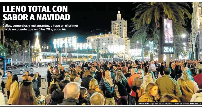 LLENO TOTAL CON SABOR A NAVIDAD