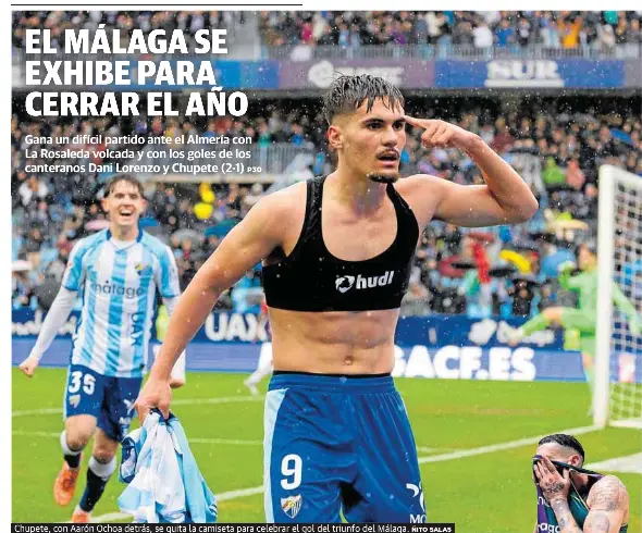 EL MÁLAGA SE EXHIBE PARA CERRAR EL AÑO