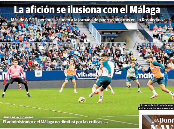LA AFICIÓN SE ILUSIONA CON EL MÁLAGA