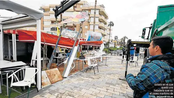 ‘KRISTIN’ OBLIGA A DESALOJAR A VARIAS FAMILIAS