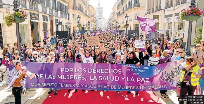 MAREA VIOLETA FESTIVA Y REIVINDICATIVA