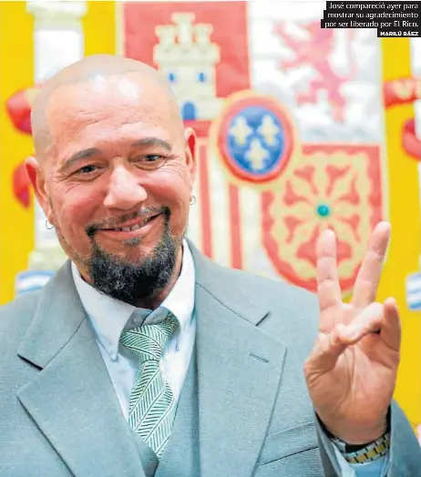 JOSÉ, EL PRESO LIBERADO QUE SE DEFINE CREYENTE