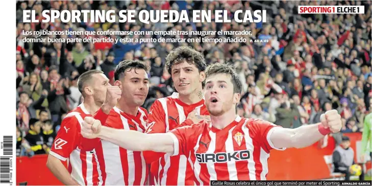 EL SPORTING SE QUEDA EN EL CASI