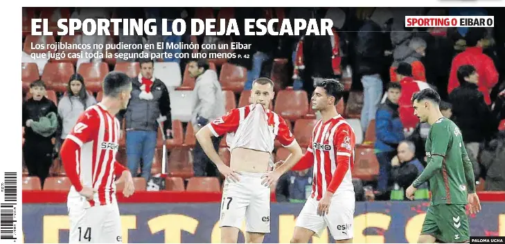 EL SPORTING LO DEJA ESCAPAR