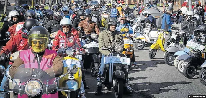 GIJÓN SE CONVIERTE EN CAPITAL MUNDIAL DE LA VESPA