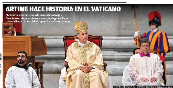 ARTIME HACE HISTORIA EN EL VATICANO