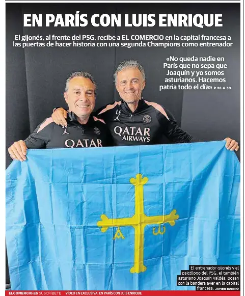 EN PARÍS CON LUIS ENRIQUE