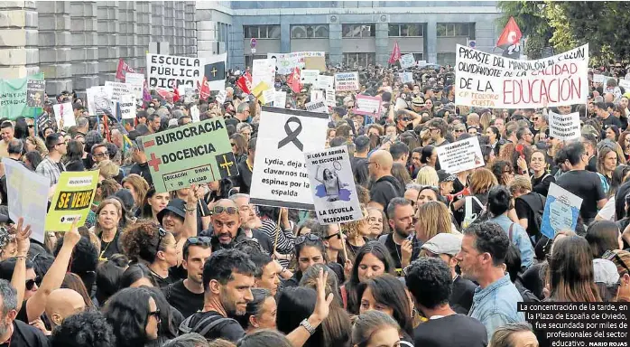 PROTESTA HISTÓRICA EN LA EDUCACIÓN
