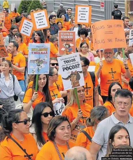 Y AHORA ALZA LA VOZ LA MAREA NARANJA