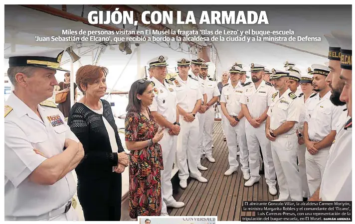 GIJÓN, CON LA ARMADA