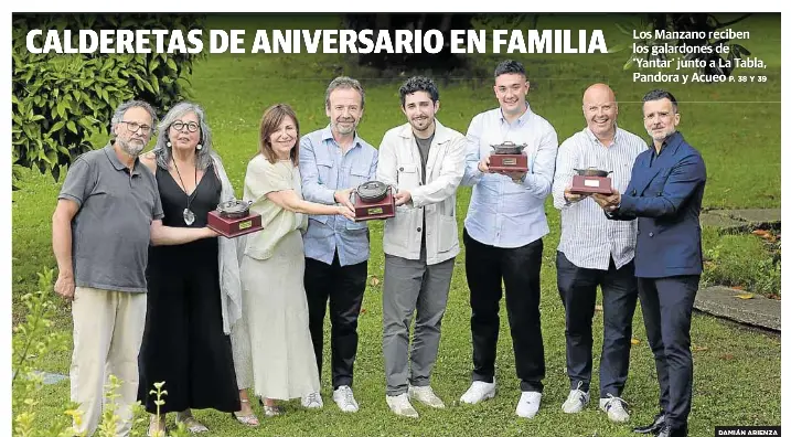 CALDERETAS DE ANIVERSARIO EN FAMILIA