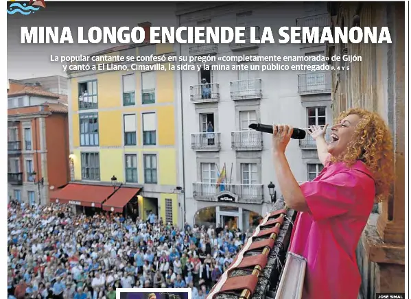 MINA LONGO ENCIENDE LA SEMANONA