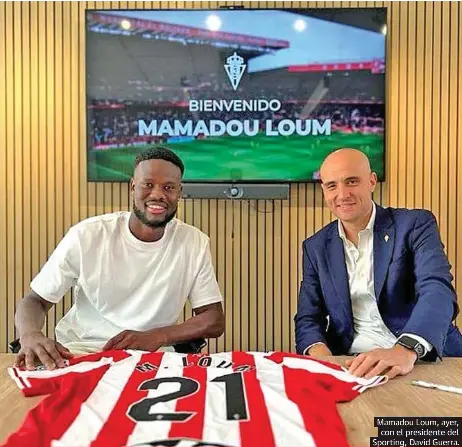 LOUM YA TIENE DORSAL ROJIBLANCO