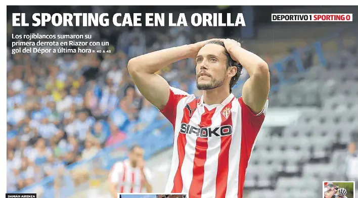 EL SPORTING CAE EN LA ORILLA